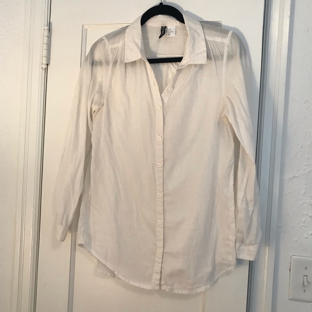 Basic White Button Down